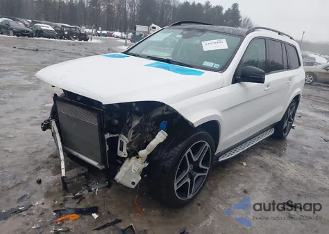 2017 Mercedes-Benz Gls 550 4Matic z USA, uszkodzony, nr VIN 4JGDF7DEXHA953928